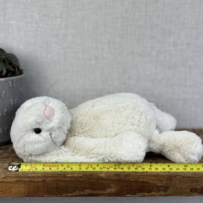 Jellycat Medium Cream Bashful Rabbit - Old Bashful With Whiskers Rare 12”