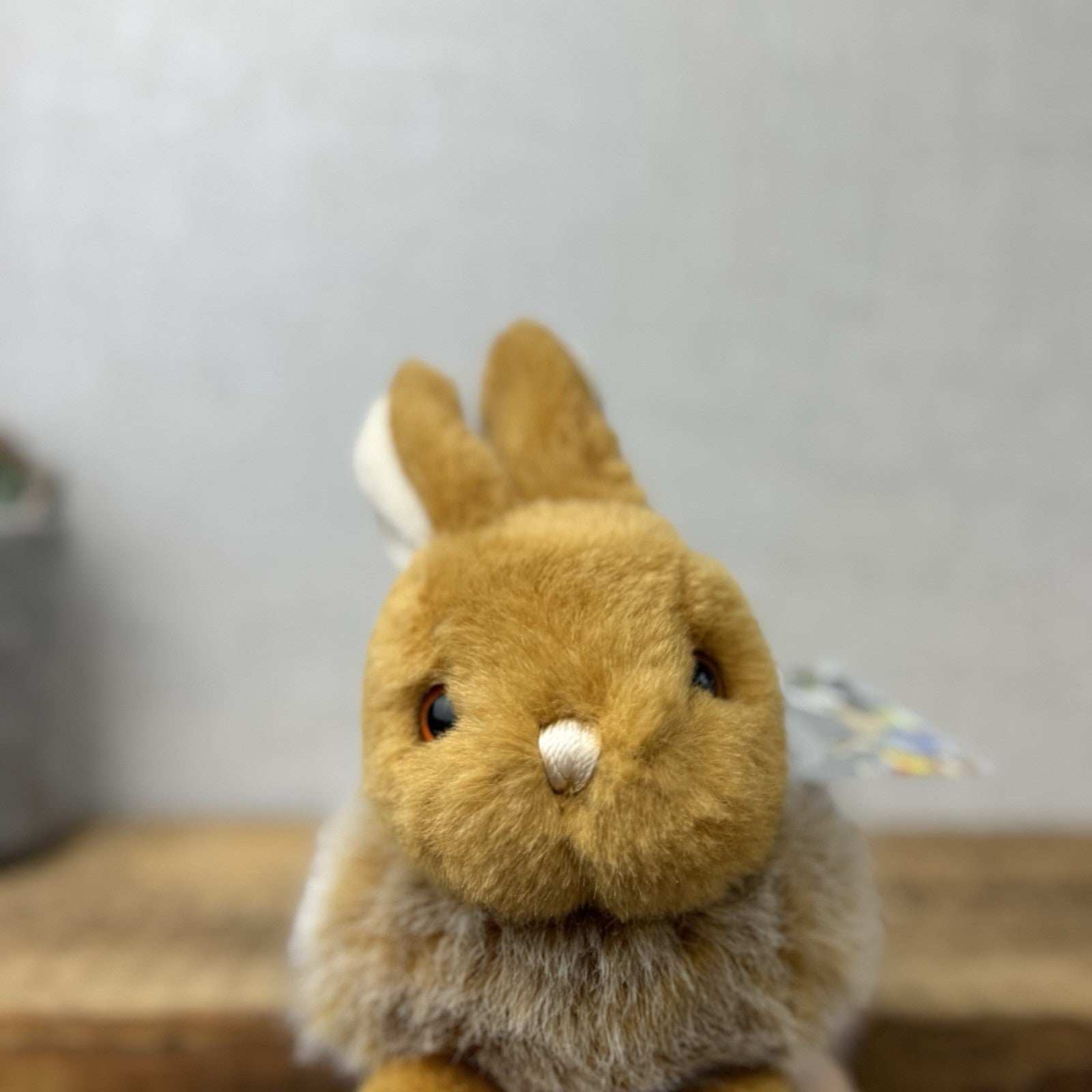 John Lewis Vintage Bunny Rabbit Beanie - Mini Bob Tail Beanie Plush Fluffy 6"