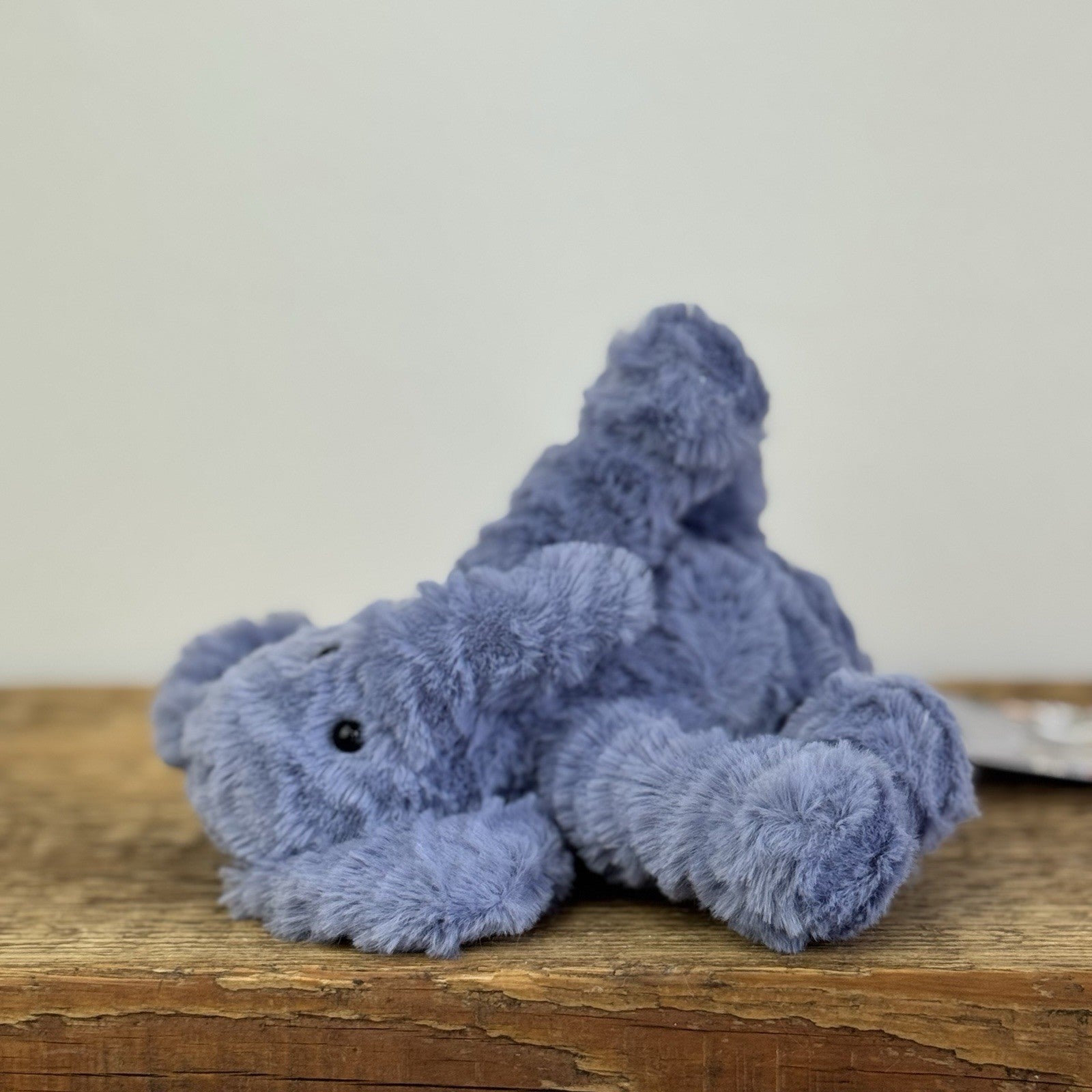 Jellycat Tiny Fuddlewuddle Elephant - Blue Soft Toy Retired Beanie 5"