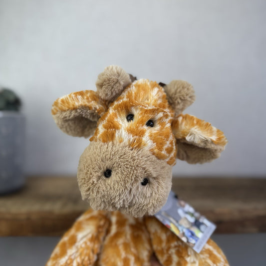 Jellycat Merryday Giraffe - Tall Giraffe Soft Long Tail Plush Beanie 15” (#2)