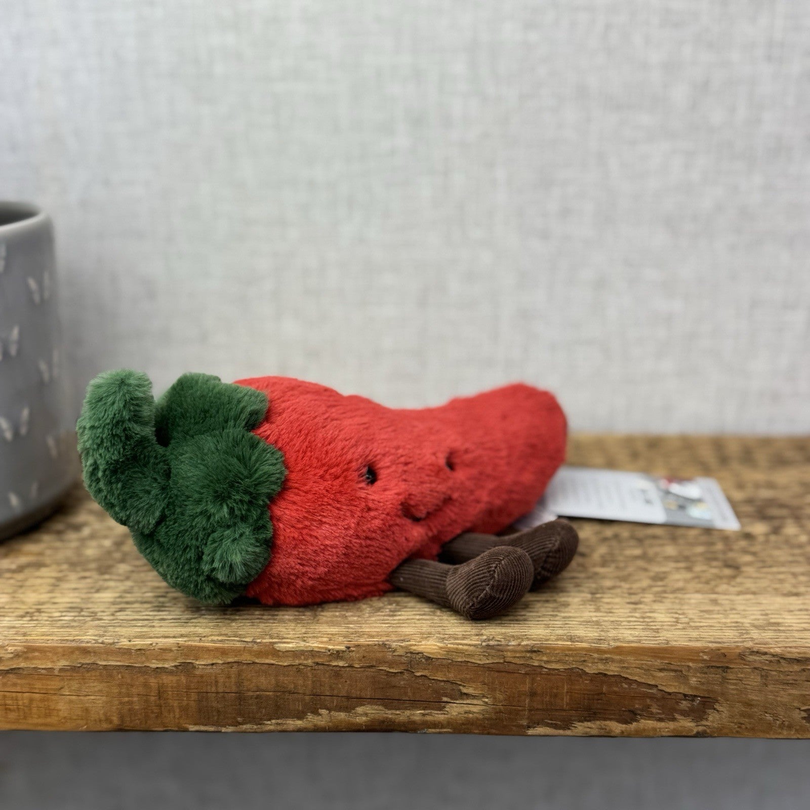 Jellycat Small Amuseable Chilli - First Release Soft Toy Chilli Food Plush 8”