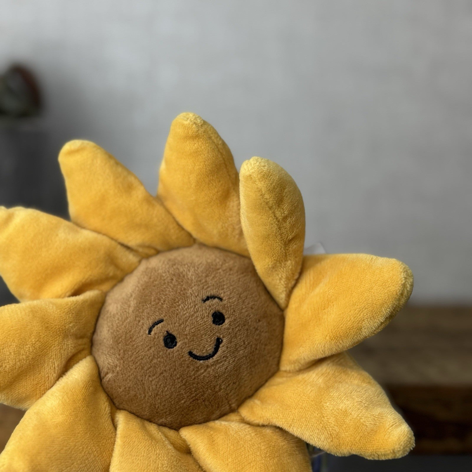 Jellycat Fleury Sunflower Soother - Flower Comfort Blanket Baby Girl Summer Gift