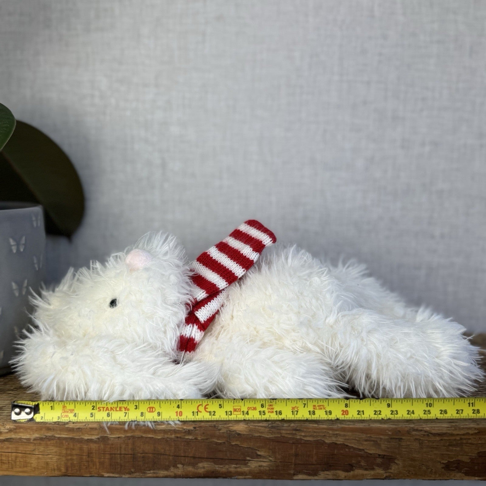 Laura Ashley Angora Bunny - Angora Bunny In Red Scarf - Jellycat Collaboration