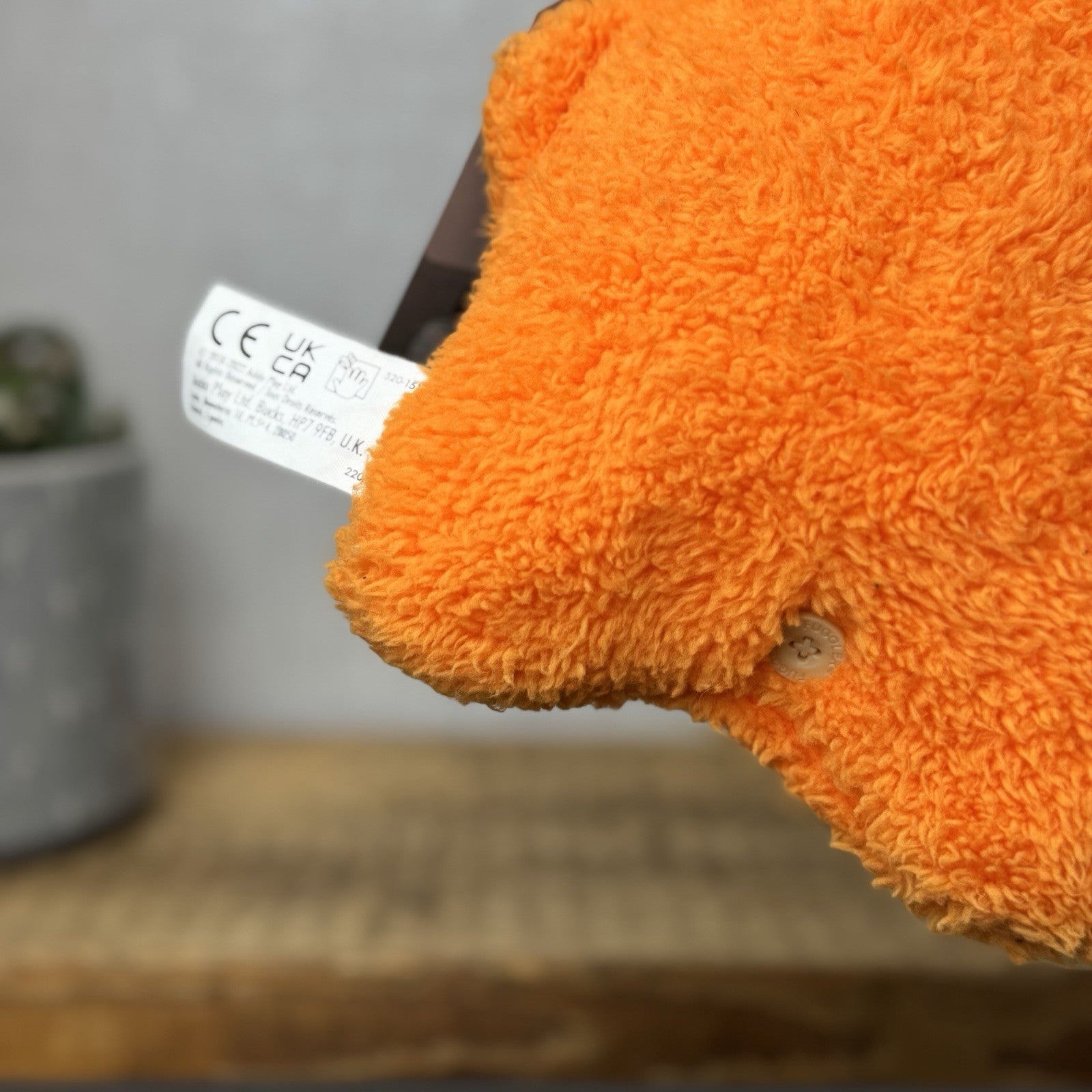 Fuggler Gaptooth McGoo Orange Soft Fluffy Fuggler Snuggler (No Pants)