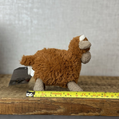 Jellycat Farm Friends Highland Cow - Miniature Highland Cow Soft Toy Beanie 5”