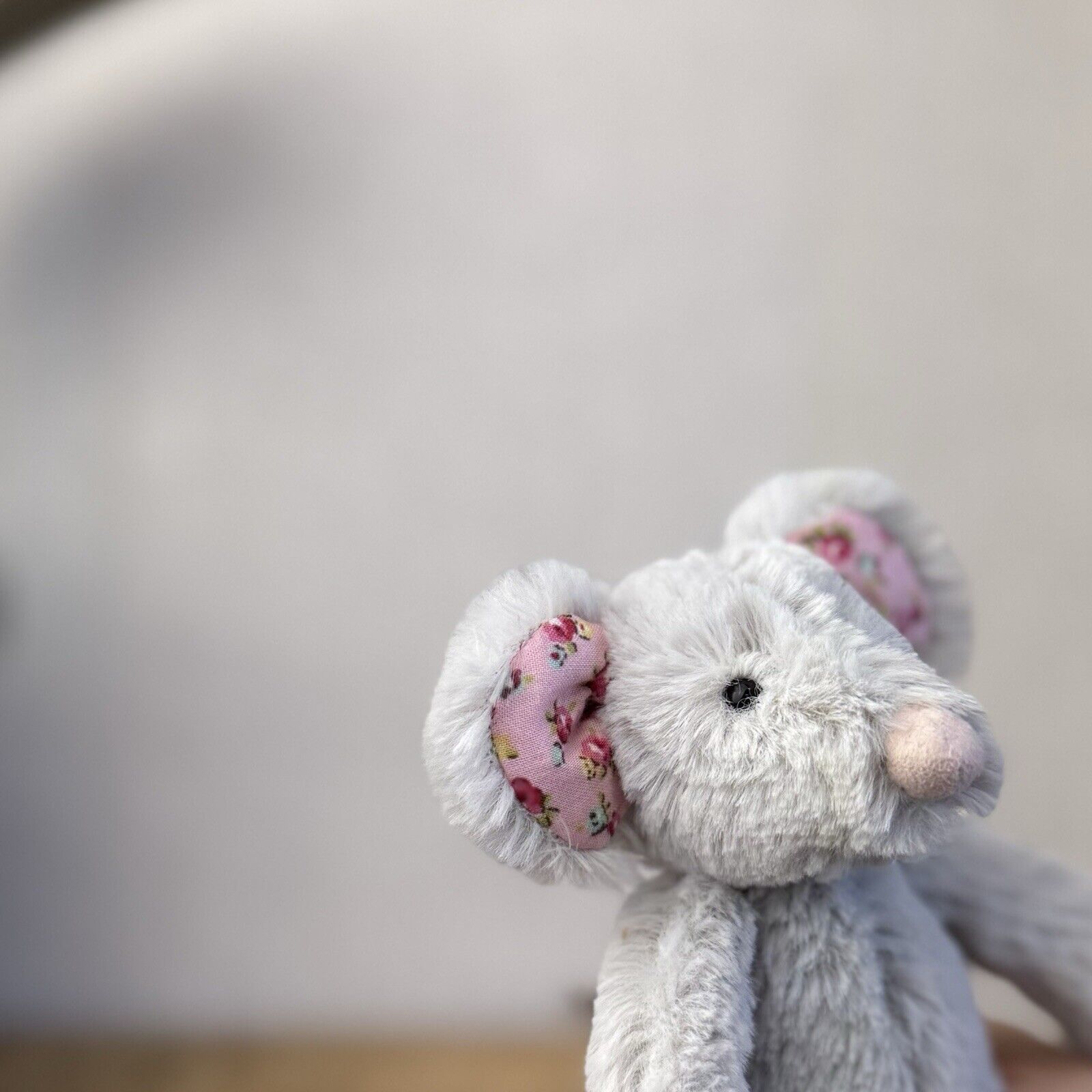 Jellycat Tiny Bashful Baby Blossom Mouse - Tiny Mouse Floral Ears Collectible 5"