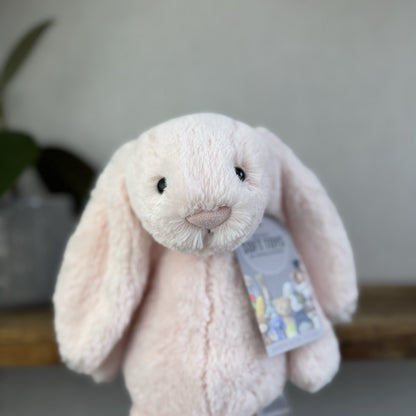 Jellycat Medium Bashful Baby Pink Bunny - Baby Pink Little Jellycat Rabbit 12”