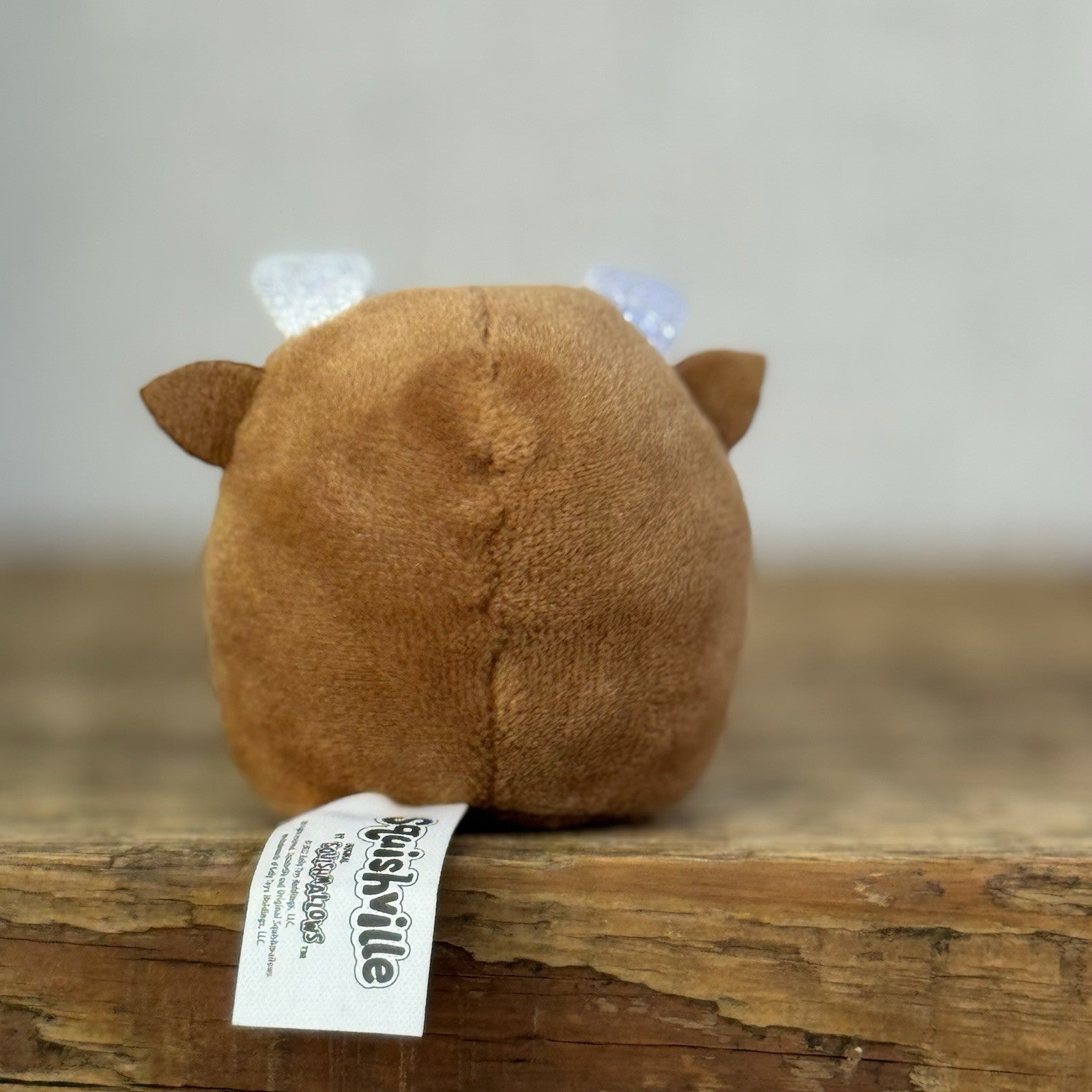 Squishmallow Squishville - Daria The Fawn - Mini Brown Deer Sparkly Antlers 2"