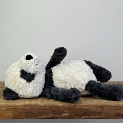Jellycat Tuffet Panda - Panda Textured Beanie Plush Wild Animal Retired With Tag