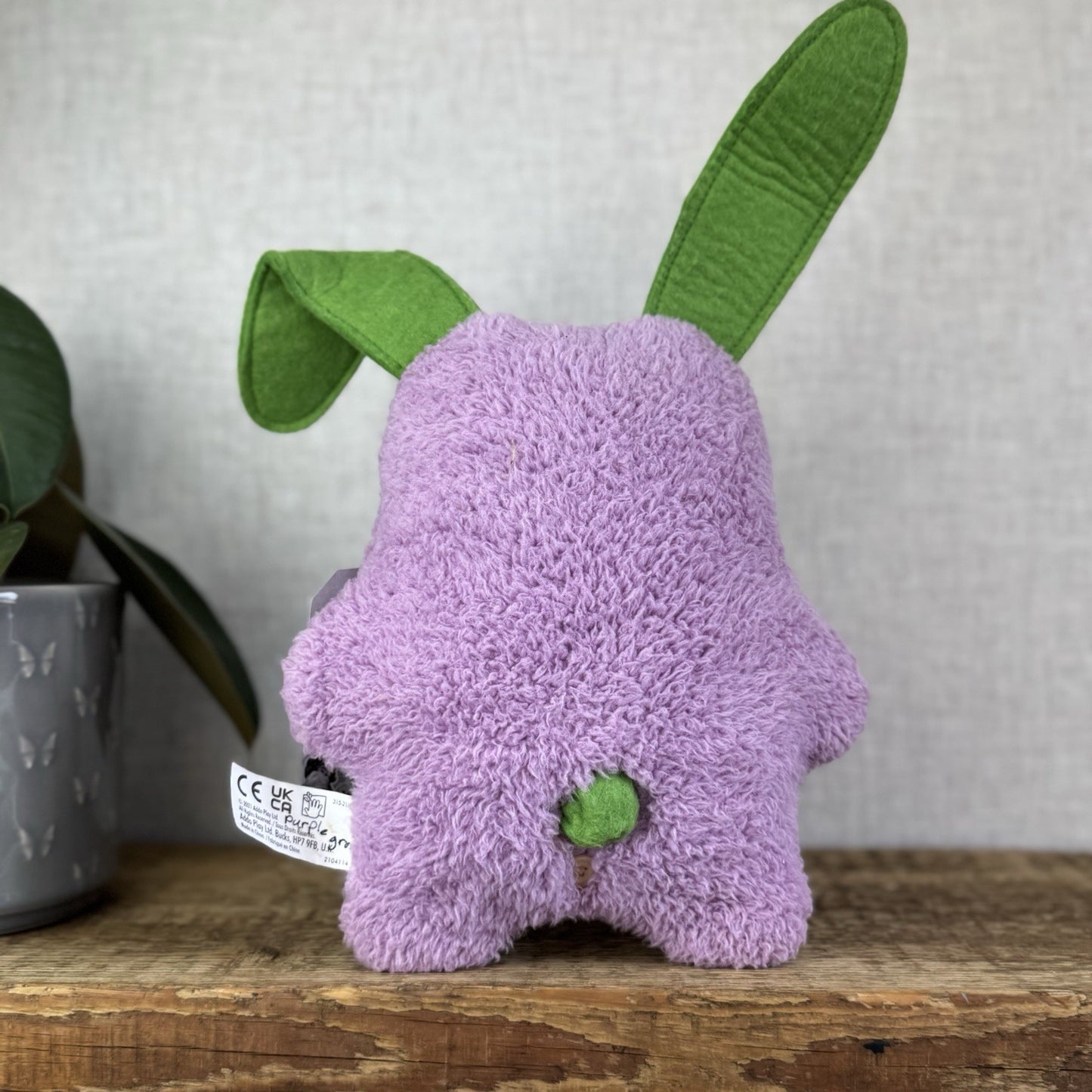 Fuggler Funny Ugly Monster Rabid Rabbit Purple Winking Bunny Limited Edition