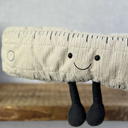 Jellycat Large Amuseable Ruler - Big Ruler Soft Toy Stationary Plush 12”