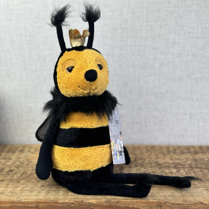 Jellycat Queen Bee - Medium Bee With Crown - Jellycat Bee Sitting 12”