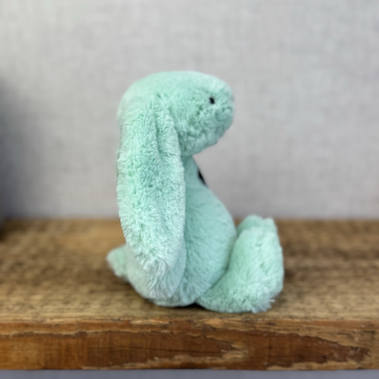 Jellycat Small Bashful Mint Bunny - Green Small Bashful Rabbit Retired 8" (#2)