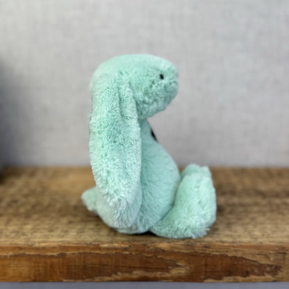 Jellycat Small Bashful Mint Bunny - Green Small Bashful Rabbit Retired 8" (#2)