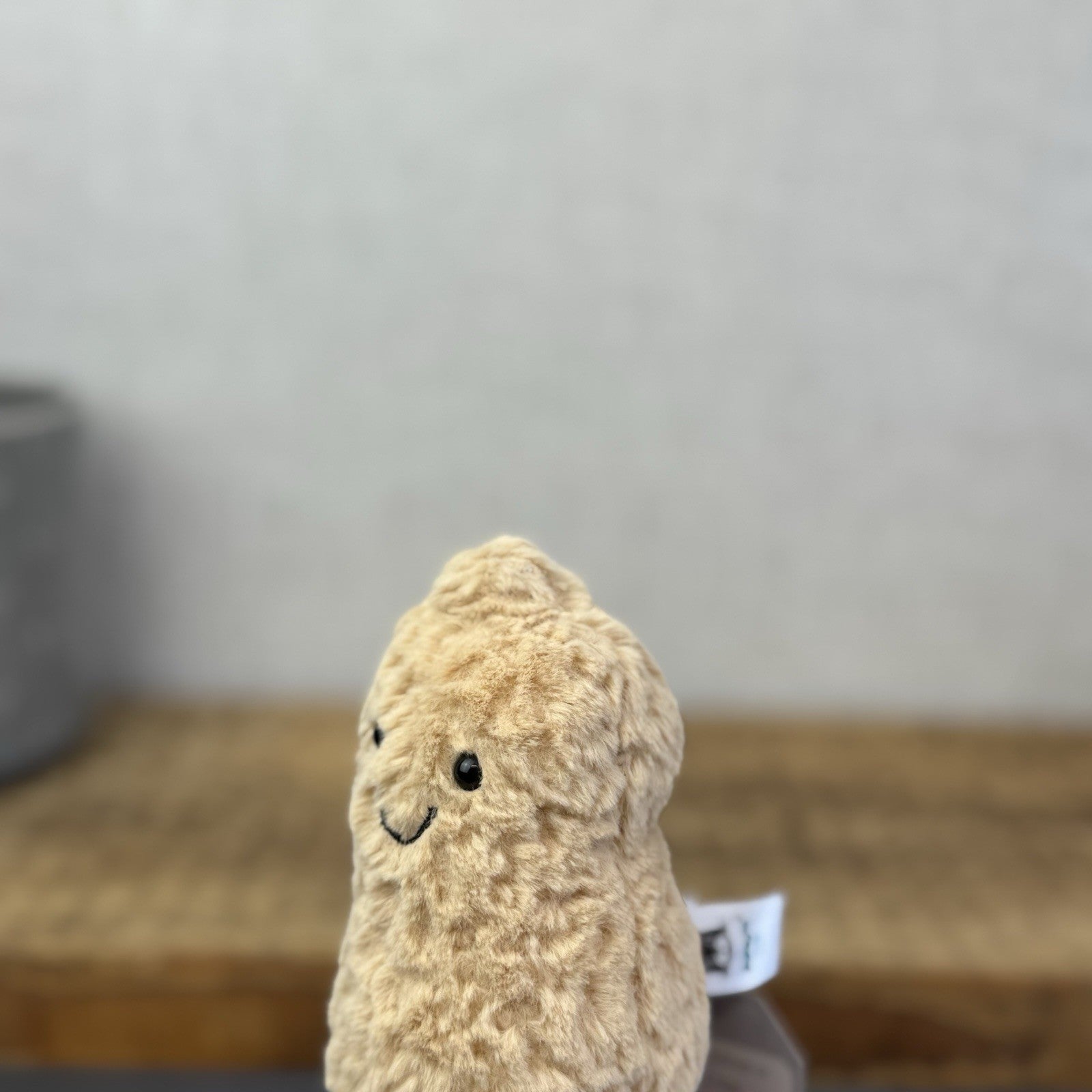 Jellycat Amusable Peanut - Small Beige Peanut Soft Toy Beanie 5"