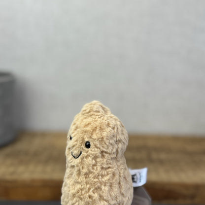Jellycat Amusable Peanut - Small Beige Peanut Soft Toy Beanie 5"