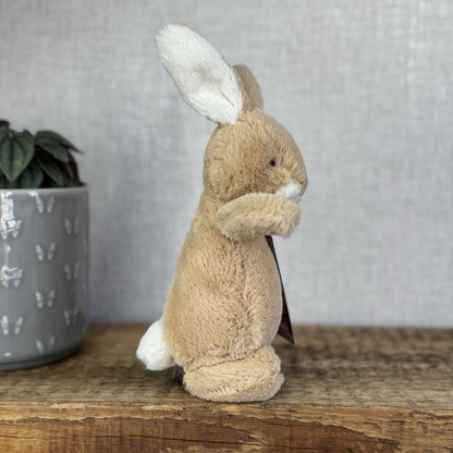 Jellycat Bobtail Honey Bunny - Small Honey Bunny Standing Bunny Cute Beanie 8"