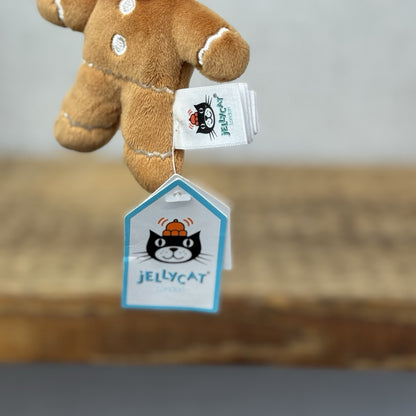 Jellycat Festive Folly Gingerbread Man - Mini Gingerbread Man Tiny BNWT 2"