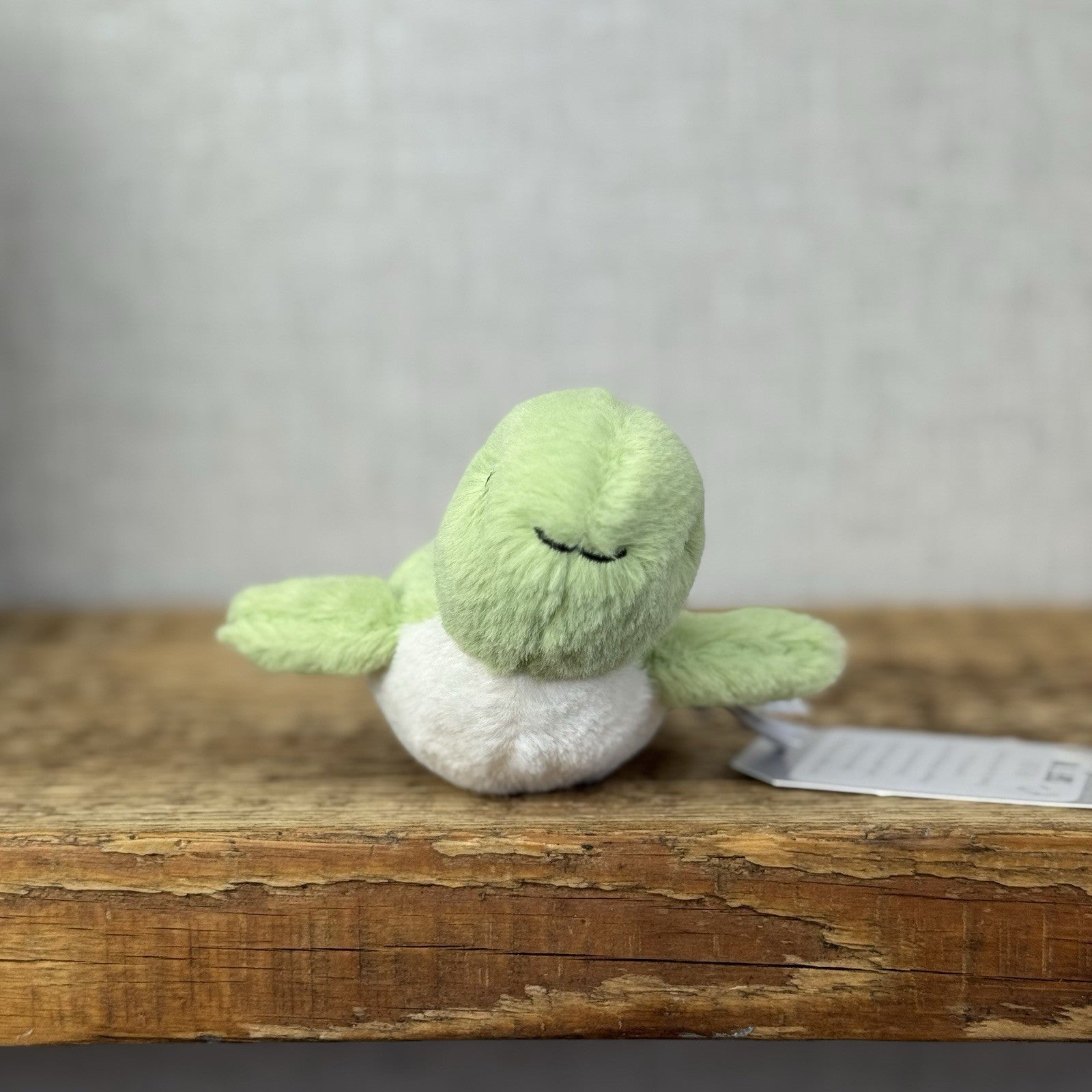 Jellycat Fluffy Turtle - Small Green Sea Turtle Soft Toy Beanie Sea 4” (#2)