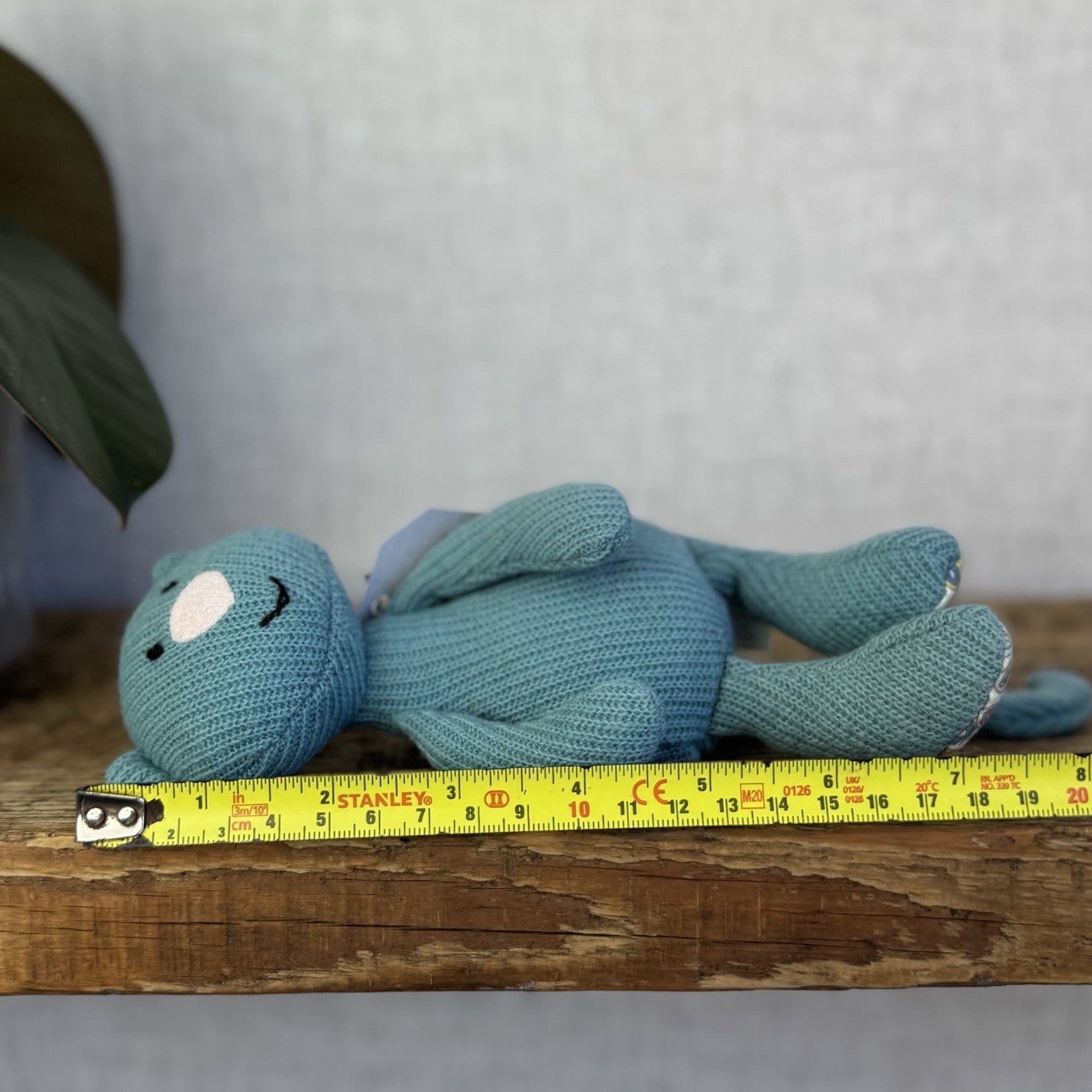 Jellycat Little Cashmina Cat - Blue Knitted Jellycat Kitten Beanie Small 7” Rare
