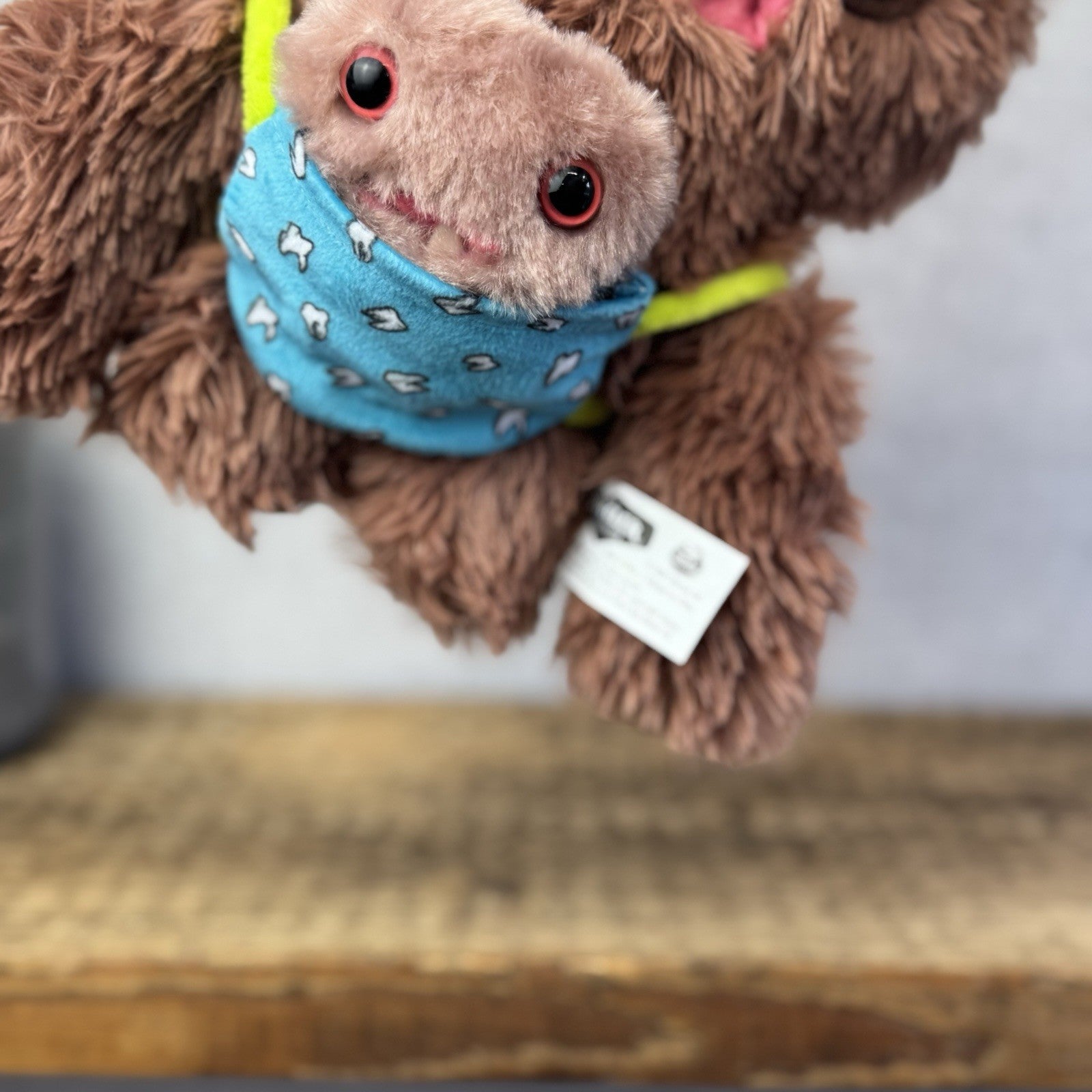 Fuggler Double Trouble - Squidge & Baby Brown Fluffy Funny Ugly Monster Rare