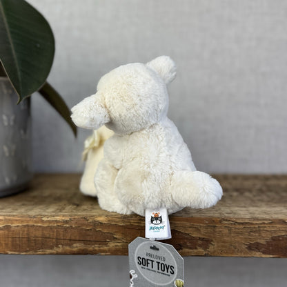 Jellycat Bashful Lamb Soother - Sheep Lamb Cream Comfort Blanket Baby Gift NWOT
