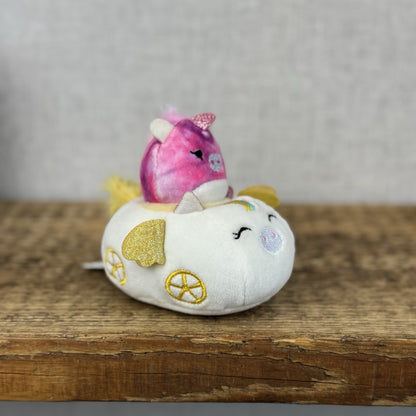 Squishmallow Squishville - Willow SV Carriage Pegasus Unicorn Car