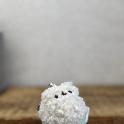 Gund Pusheen Cat Keyring - Stormy Latte Matcha Keyring Cafte Cat NWOT 