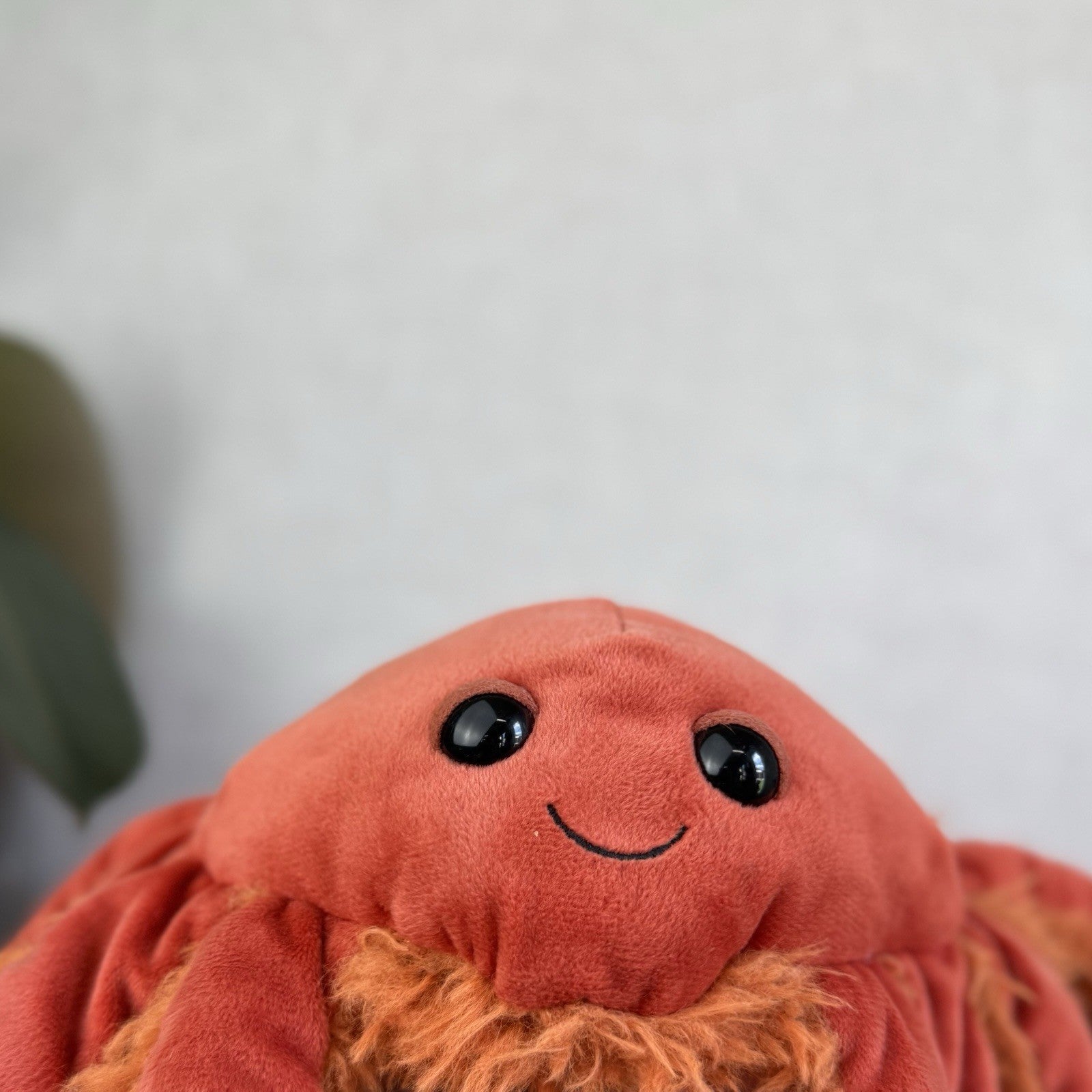 Jellycat Spindleshanks Crab - Red Fluffy Legs Crab Retired Soft Toy Beanie 12”