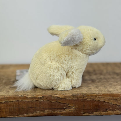 Jellycat Minilop Lemon Bunny - Small Lop Ear Bunny Yellow Retired 5"