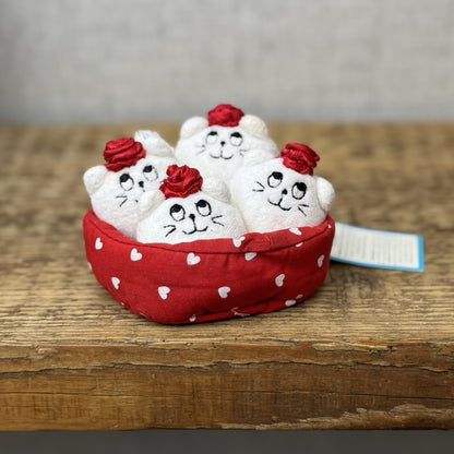 Jellycat Nesting Kitty Beans - Vintage Jellycat (Repaired, Partial Tag) Mini 3”