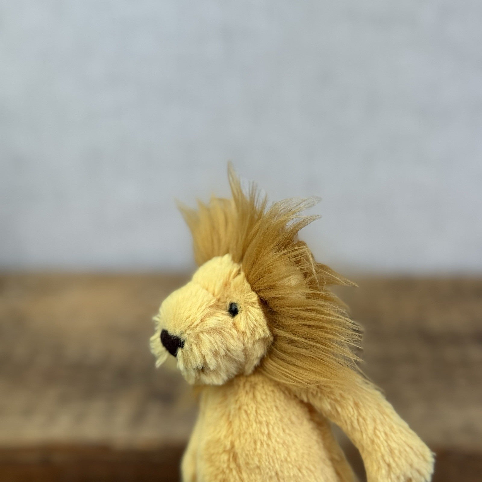 Jellycat Baby Bashful Lion - Tiny Mini Lion Soft Toy Pocket Pal Beanie Rare 5”
