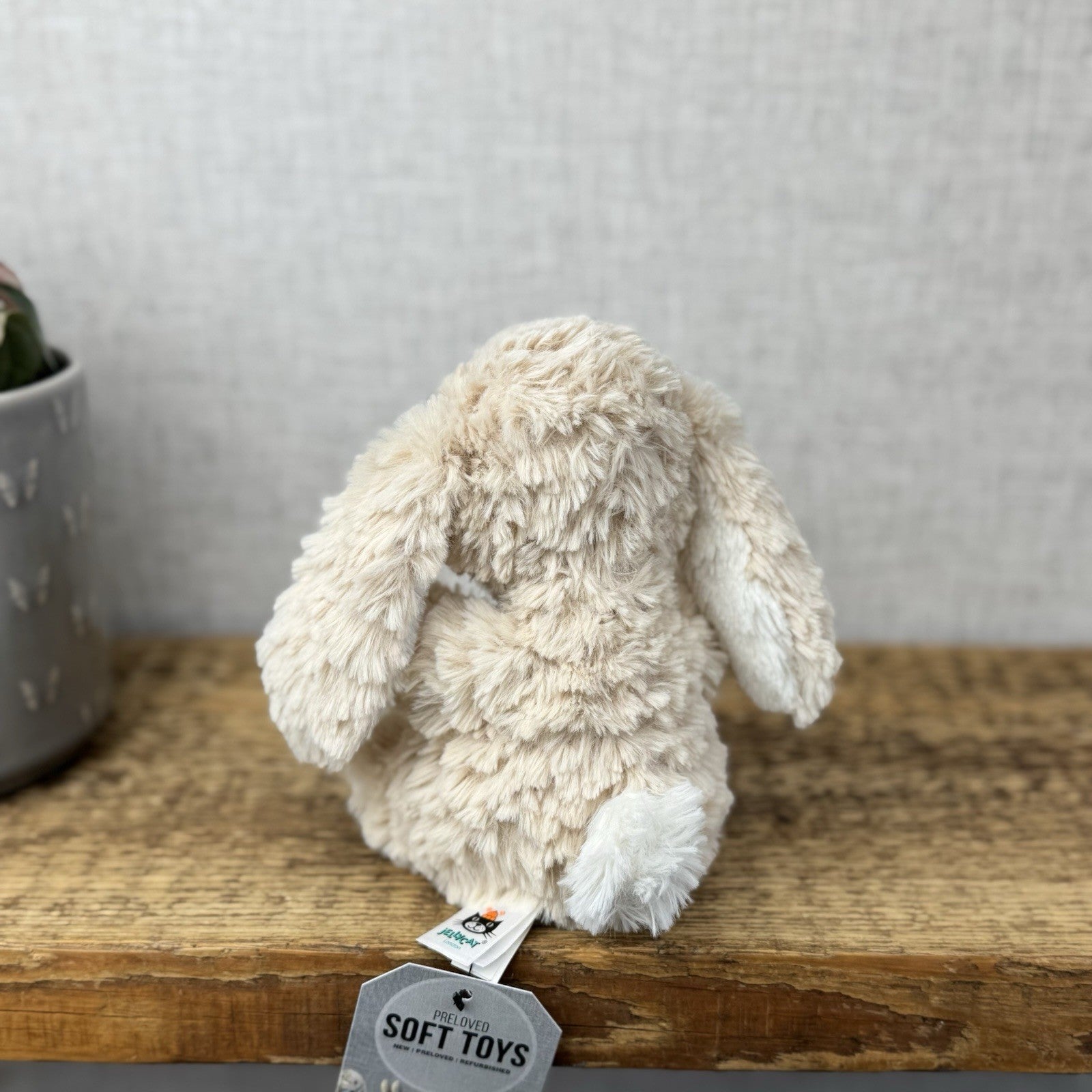 Jellycat Yummy Bunny Beige Rabbit - Mini Beanie Rabbit Retired 5”