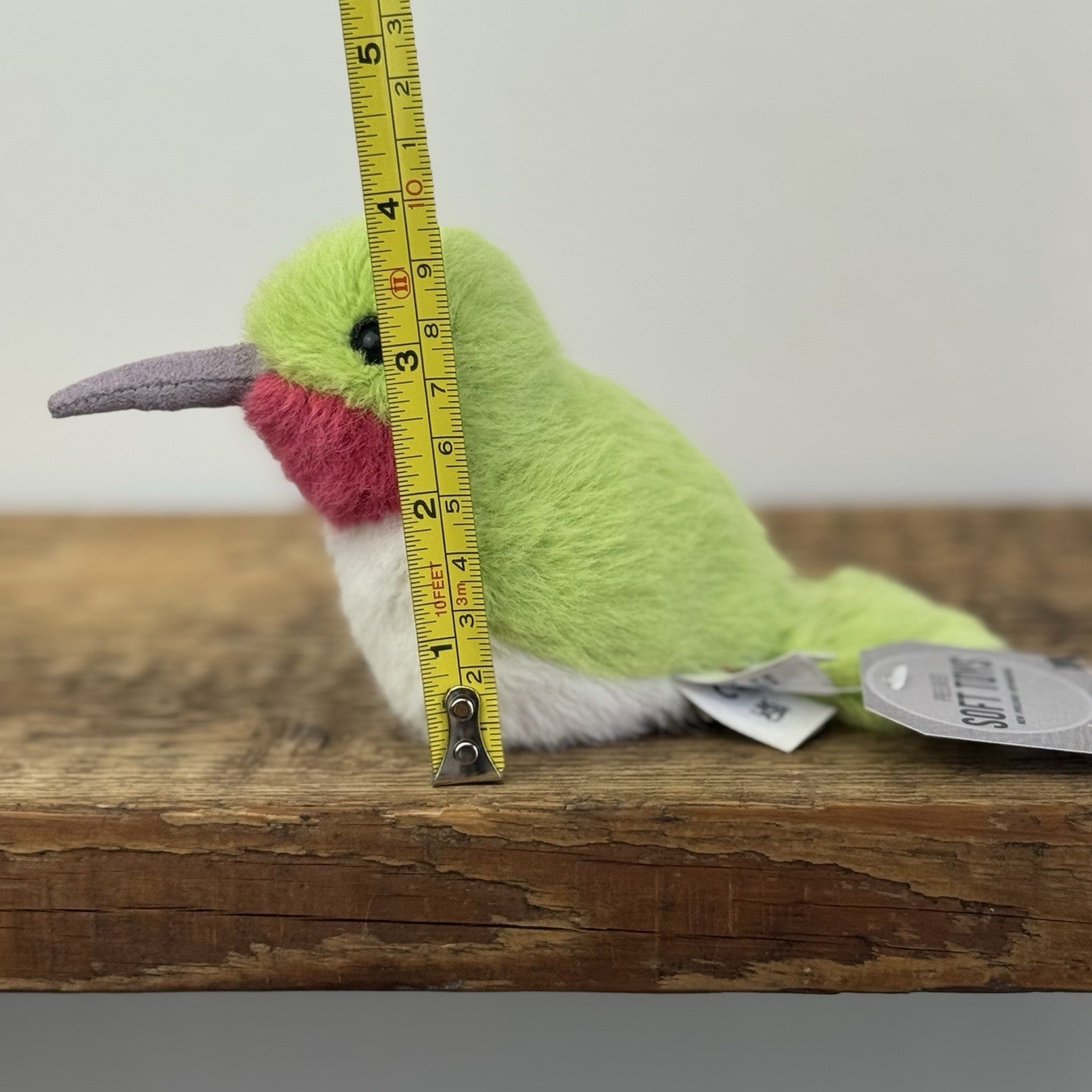 Jellycat Birdling Hummingbird - Small Fluffy Beanie Bird Soft Toy Retired 5"