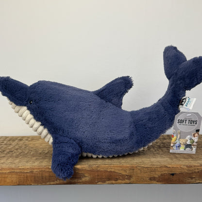Jellycat Dana Dolphin - Rare Sea Creature Jellycat Dark Blue 16"