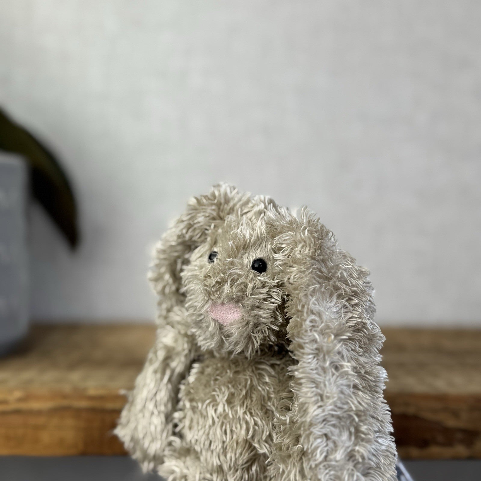 Jellycat Small Tumbler Bunny - Long Ear Beige Scruffy Bunglie Style Rabbit 7”