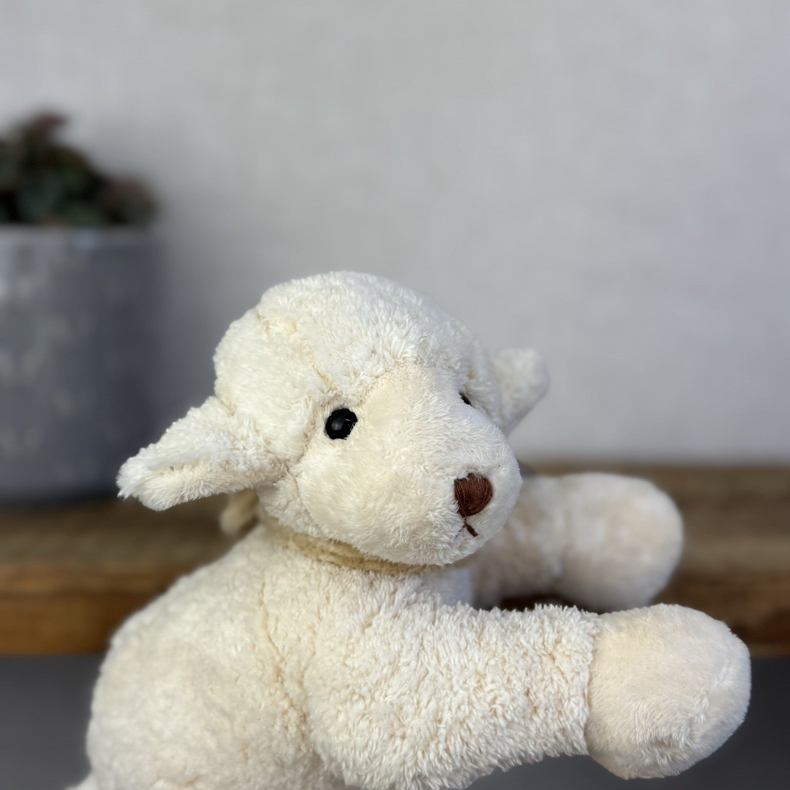 Bukowski Bears - Barbara Bukowski Sheep Lamb Beanie Small Laying Sheep 9"