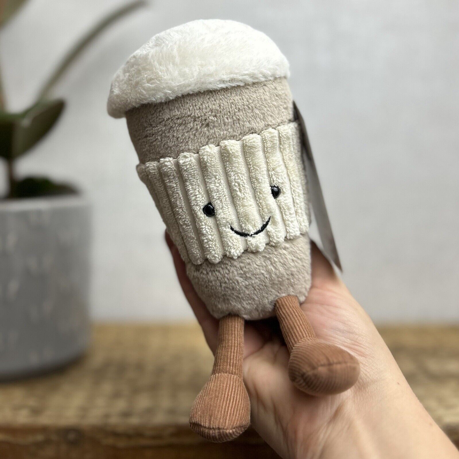 Jellycat Amuseable Coffee To Go Cup - Coffee Cup Soft Toy Beanie Collectible 8"