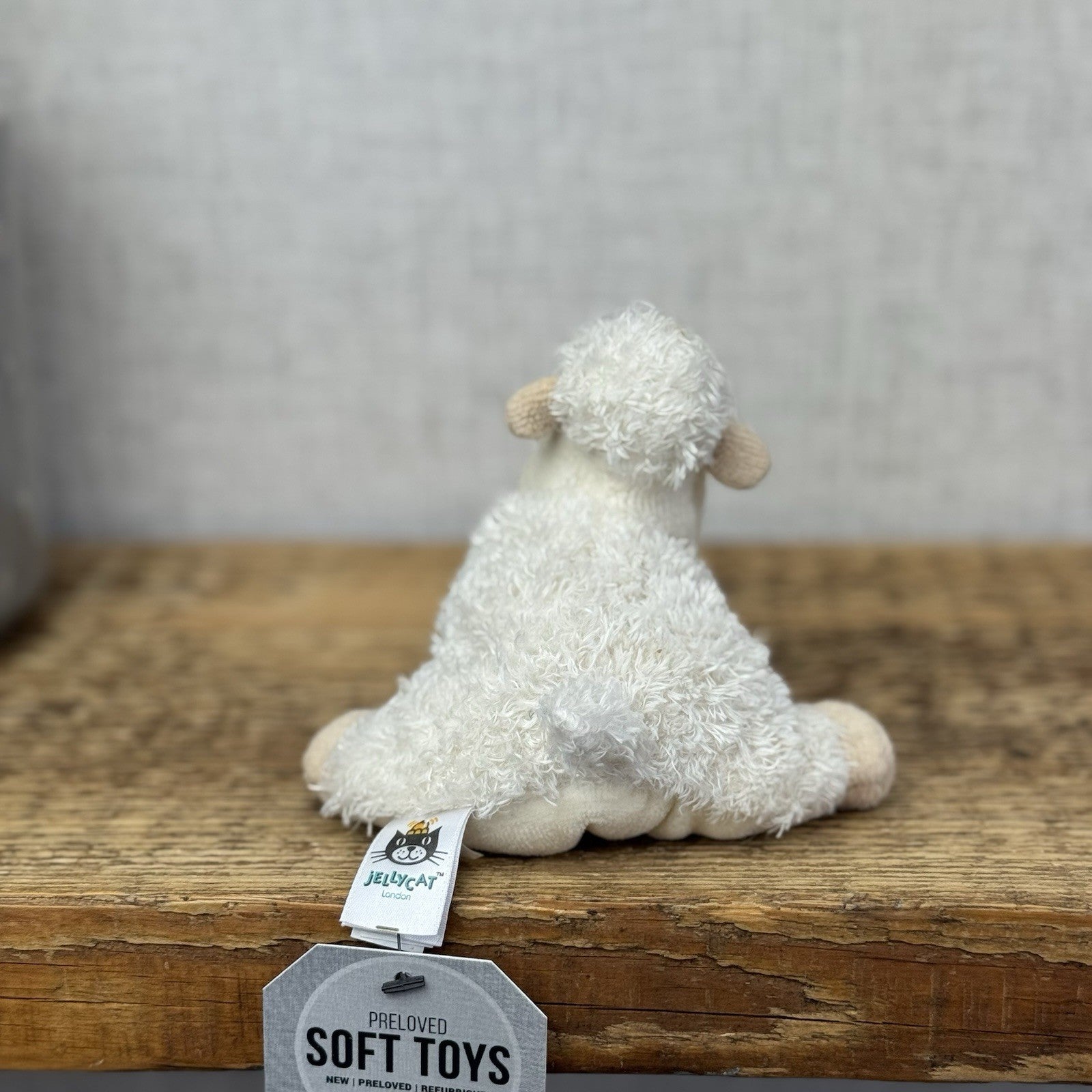 Jellycat Tiny Truffles Sheep/Lamb - Tiny Cream Fluffy Lamb Mini Beanie Toy 4”