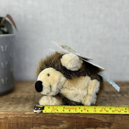 Russ Berrie - Hedghogs Of Leafy Lane - Mini Hedghog Vintage Plush With Tags New