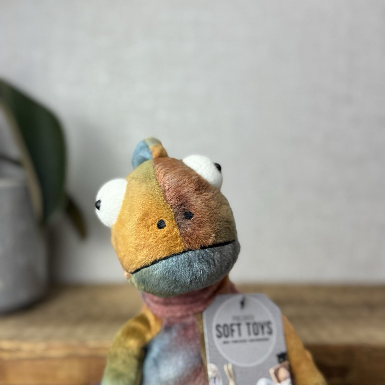 Jellycat Colin Chameleon - Jellycat Multicoloured Lizard Soft Toy - Medium 12"