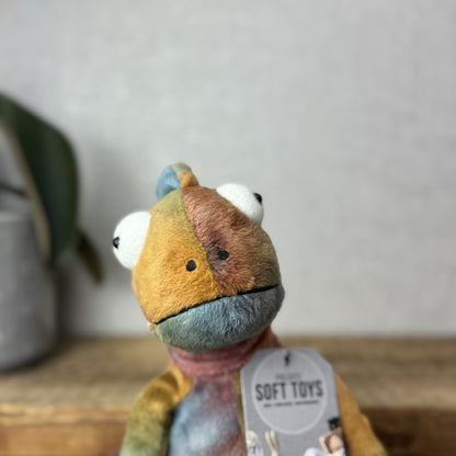 Jellycat Colin Chameleon - Jellycat Multicoloured Lizard Soft Toy - Medium 12"