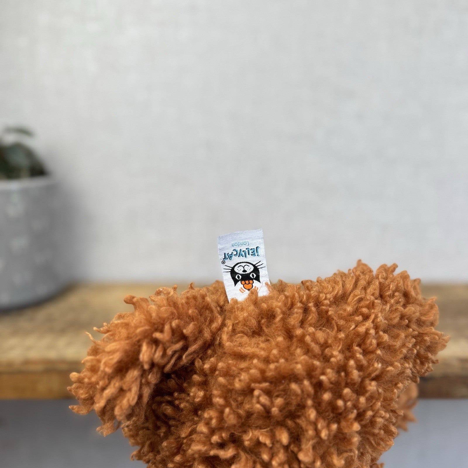 Jellycat Cooper Doodle Dog - Bronze Curly Haired Poodle Dog Beanie 10"