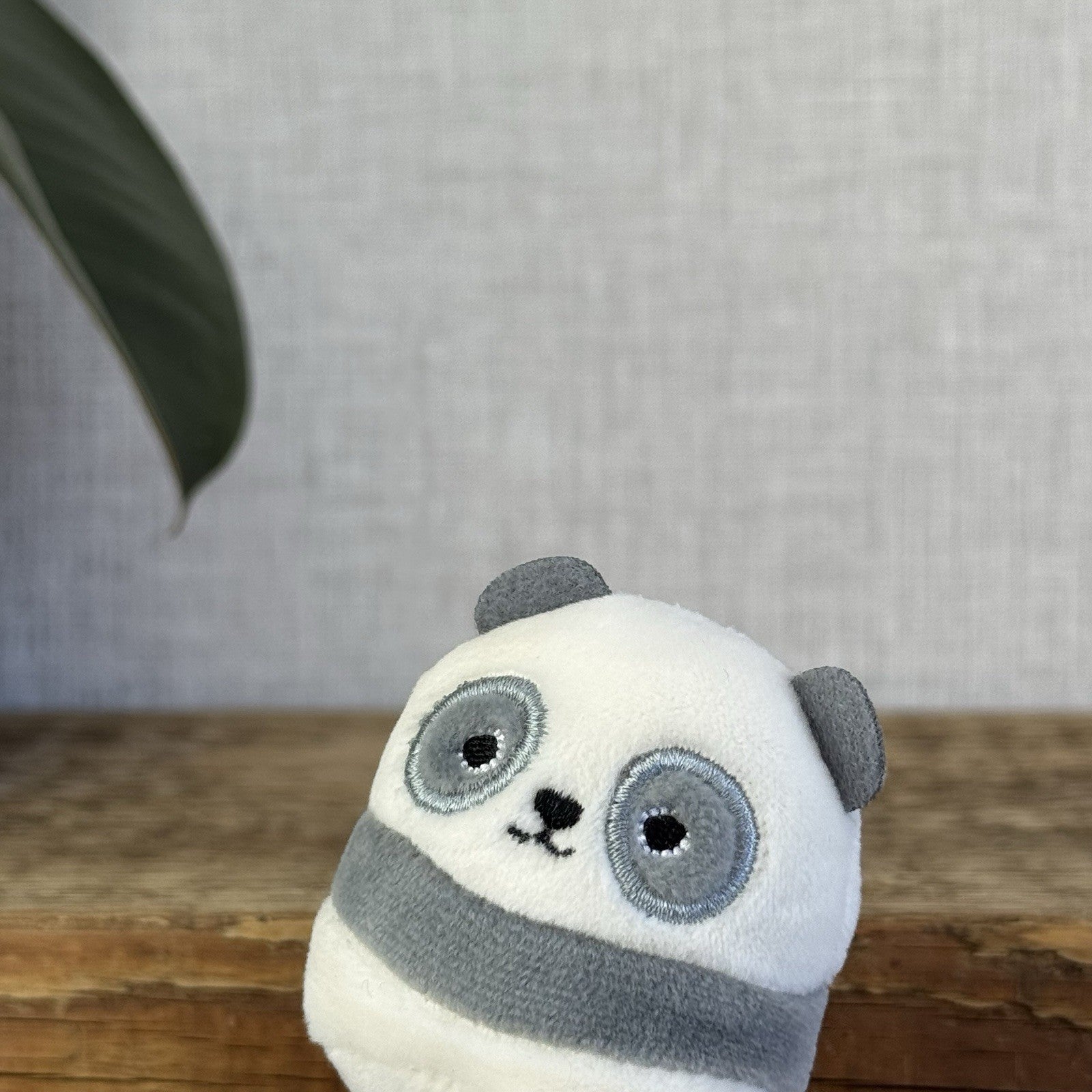 Squishmallow Squishville - PJ Grey Panda Tiny Grey Panda Squishmallow 2” NWOT