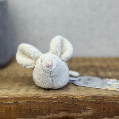 Jellycat Pip Mouse - Miniature Cream/White Mouse Mice Vintage Rare Retired 4"