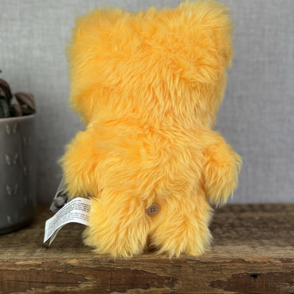 Fuggler Mr Buttons - Rare Yellow Fluffy Funny Ugly Monster Retired Teeth Monster