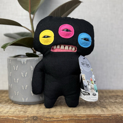Fuggler Funny Ugly Monster Laboratory Misfit Annoyed Alien Black Multi 9"
