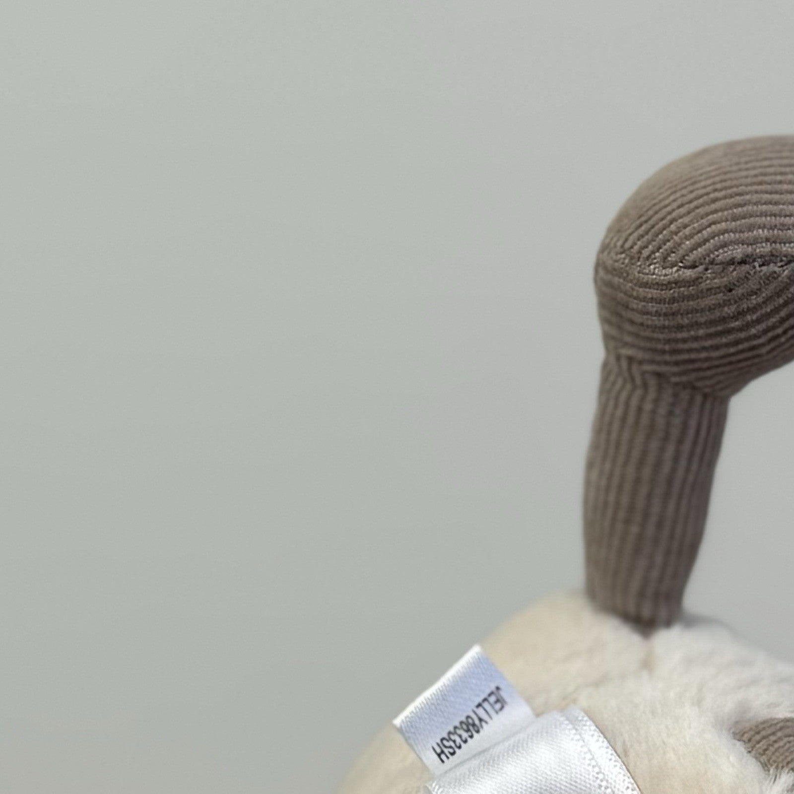 Jellycat Amuseabean Ram - Small Cream Beanie Goat Farm Animal Toy Retired (#2)