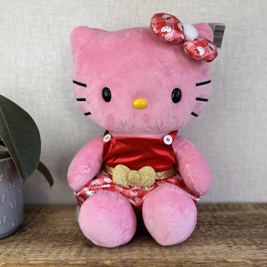 Build A Bear Hello Kitty Holly Jolly - Pink BAB Sanrio - New With Tags