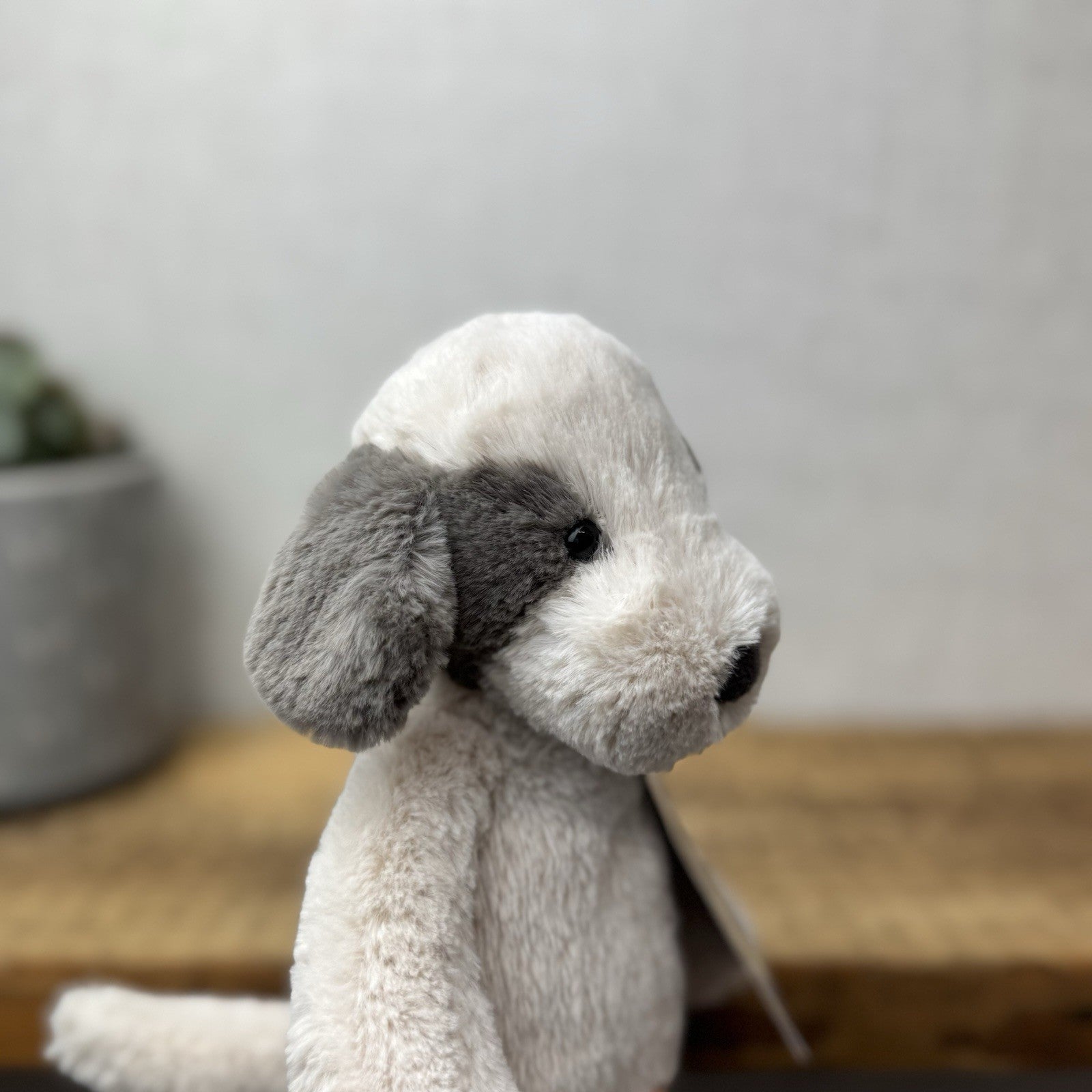Jellycat Small Snugglet Barnaby Pup - Small Brown/Cream Dog Soft Retired 11"